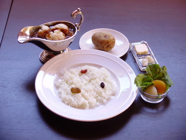 カリフラワーカレーライス カリフラワーカレーライス