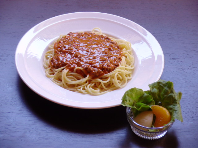 荒挽き肉のミートソース 荒挽き肉のミートソース