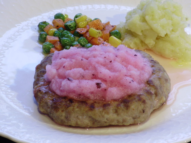 梅しそおろしハンバーグステーキ 梅しそおろしハンバーグステーキ